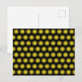 Kugelmuster Postkarte (Vorne/Hinten)