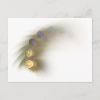 Kugeln in schöner Farbe Postkarte