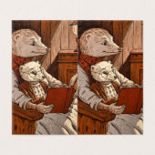 Kugeln lesen ein Buch (Außenseite Aufgefaltet)