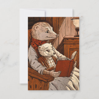 Kugeln lesen ein Buch Karte