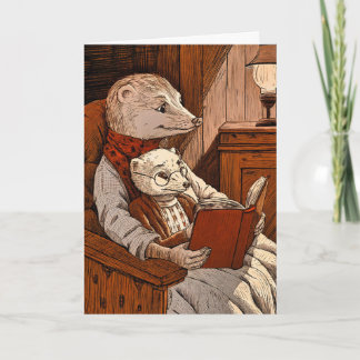 Kugeln lesen ein Buch Karte