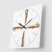 Kugeln Quadratische Wanduhr (Winkel)
