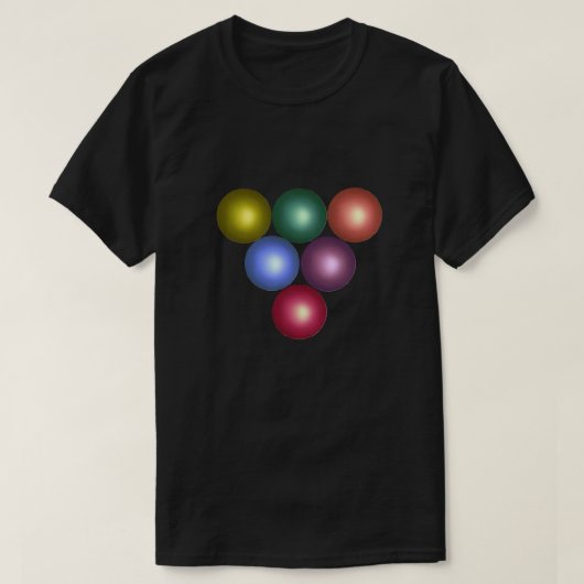 Kugeln  T-Shirt (Design vorne)