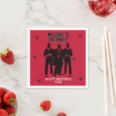 Kugeln und Gangster Party Napkins Serviette (Beispiel)