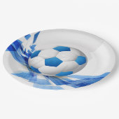 Kugelpapierplatte Pappteller (Schrägansicht)