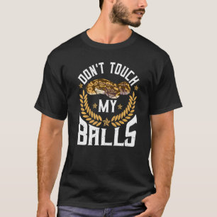 Kugelschlangen-Herpetologe-Wortspiel für eine Bana T-Shirt