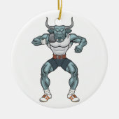 Kugelstier Keramik Ornament (Vorne)