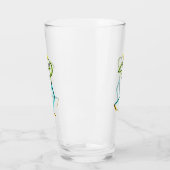 Kugelstoß Stickman Glas (Links)