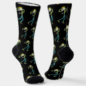 Kugelstoß-Stickman Socken (Gewinkelt)