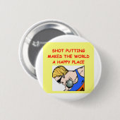 Kugelstoßen, die Putter setzen Button (Vorne & Hinten)