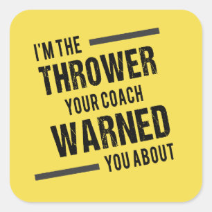 Kugelstoßen Diskus Javelin Hammerwerfer Aufkleber