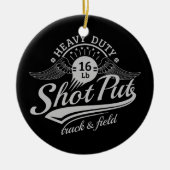 Kugelstoßenflügel Keramikornament (Vorne)