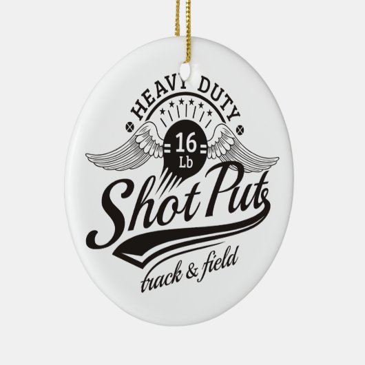 Kugelstoßenflügel Keramikornament (Rechts)