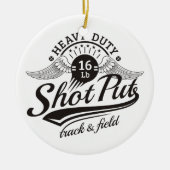 Kugelstoßenflügel Keramikornament (Vorne)