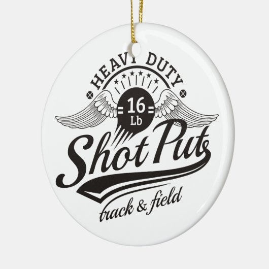 Kugelstoßenflügel Keramikornament (Links)