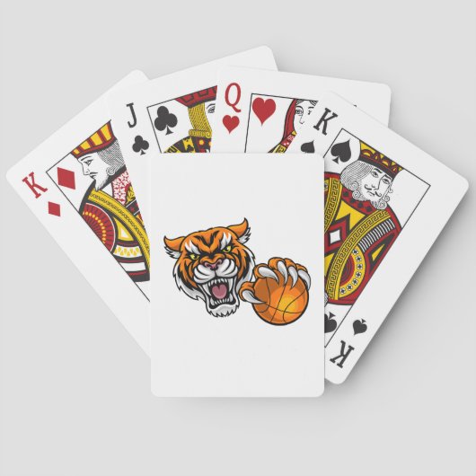 Kugeltiger Spielkarten (Rückseite)