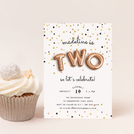 Kugeltyp | Einladung zur zweiten Geburtstagspartei