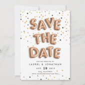 Kugeltyp | Save the Date Karte (Vorderseite)