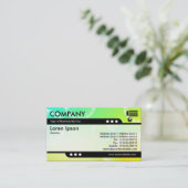 Kugelzug - Abstrakt 01 Visitenkarte (Stehend Vorderseite)