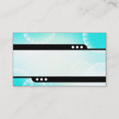 Kugelzug - Abstrakt 02 Visitenkarte (Rückseite)