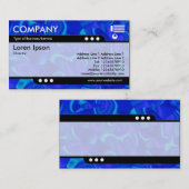 Kugelzug - Blaue Gesichter Visitenkarte (Vorne/Hinten)