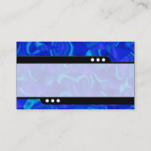 Kugelzug - Blaue Gesichter Visitenkarte (Rückseite)