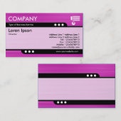 Kugelzug - Pinselmagenta-Textur Visitenkarte (Vorne/Hinten)