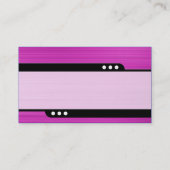 Kugelzug - Pinselmagenta-Textur Visitenkarte (Rückseite)