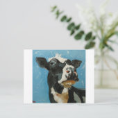 Kuh#191 Postkarte (Stehend Vorderseite)