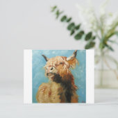 Kuh#192 Postkarte (Stehend Vorderseite)