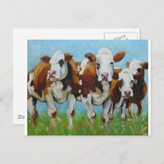 Kuh#340 Postkarte (Vorne/Hinten)