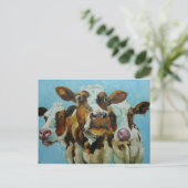 Kuh#409 Postkarte (Stehend Vorderseite)