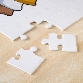 Kuh als Koch mit Teig Puzzle (Seite)