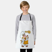 Kuh als Koch mit Teig Schürze (Getragen)
