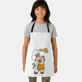 Kuh als Koch mit Teig Schürze (Insitu)