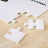 Kuh als Krankenschwester mit Herz und Spritze Puzzle (Seite)