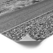 Kuh auf der Seite des Straßentals 16x20 Poster (Ecke)