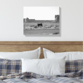Kuh auf der Seite des Straßentals Tal 11x14 Leinwanddruck (Insitu (Schlafzimmer))