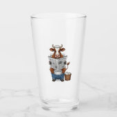 Kuh auf Toilette PNG, Landwirtschafts- und Nutztie Glas (Vorderseite)