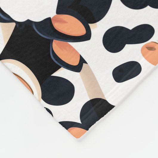 Kuh Baby Blanket Fleecedecke (Ecke)