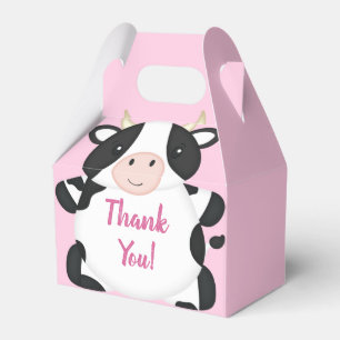 Kuh Baby Dusche Rosa Geschenkschachtel