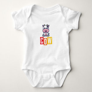 Kuh-Baby-Jersey-Body Baby Strampler