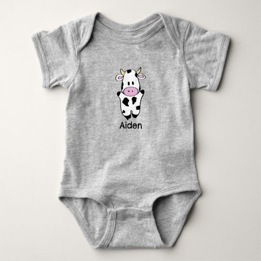 Kuh Baby Strampler (Vorderseite)