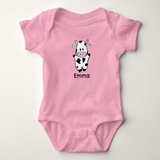 Kuh Baby Strampler (Vorderseite)