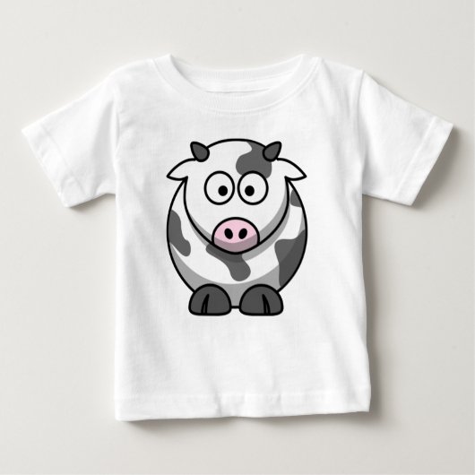 Kuh Baby T-shirt (Vorderseite)
