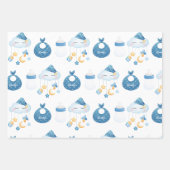 Kuh Baby Wrapping Paper Flat Sheet Set 3 Geschenkpapier Set (Vorderseite 2)