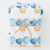 Kuh Baby Wrapping Paper Flat Sheet Set 3 Geschenkpapier Set (Beispiel)