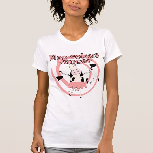 Kuh-Ballerina-T-Shirts und Geschenke T-Shirt (Vorderseite)