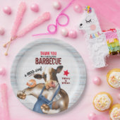 Kuh Barbecue Shrimp Party Pappteller (Party)