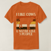 Kuh-Bauer Eigentümer T-Shirt (Design vorne)